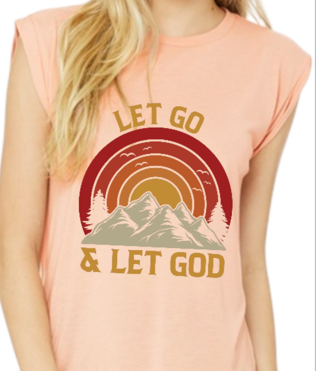 Let Go & Let God Graphic - Crowned Energy CO.
