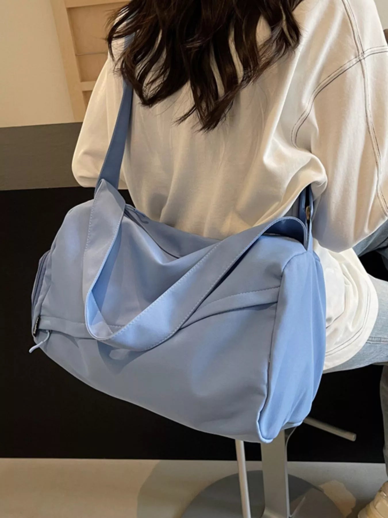 Lightweight Travel Duffel Bag with Shoulder Strap - Crowned Energy CO.