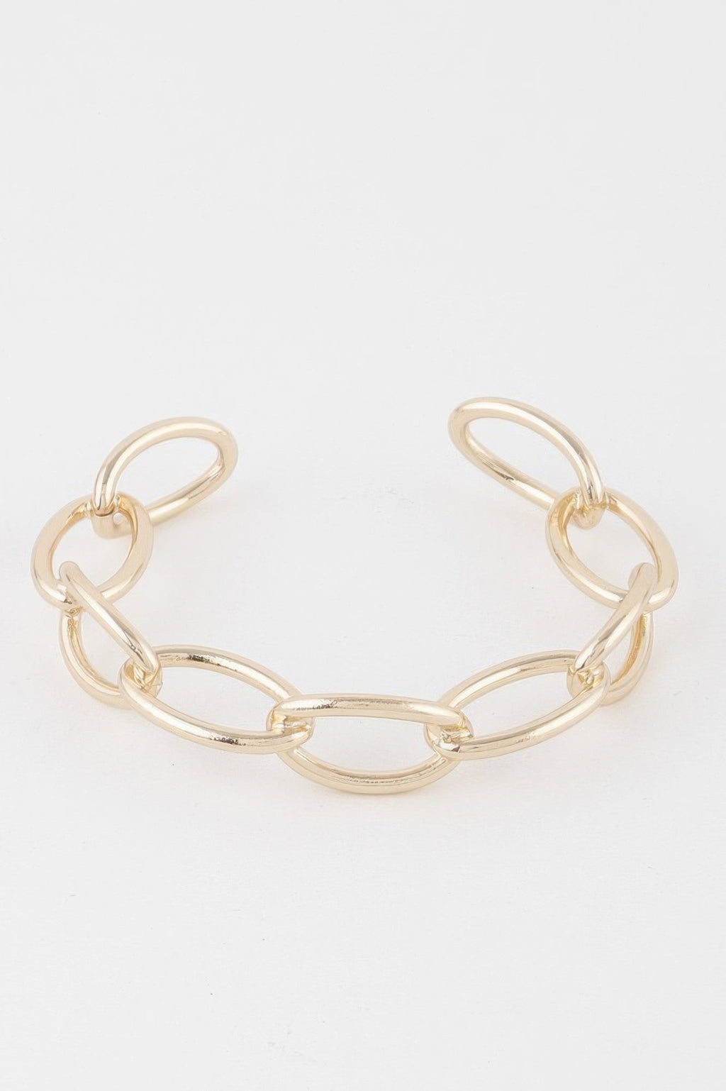 Link Chain Cuff Bracelet - Crowned Energy CO.