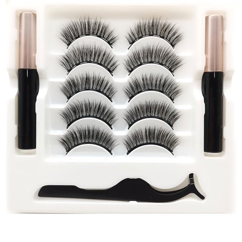 Crowned Energy CO. 003 single number CCWHOLESALECLOTHING Accessories Magnetic Eyelashes Eyeliner Set Long Lasting False Mink Waterproof