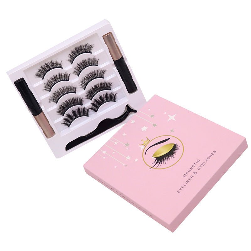 Crowned Energy CO. 003 single number CCWHOLESALECLOTHING Accessories Magnetic Eyelashes Eyeliner Set Long Lasting False Mink Waterproof