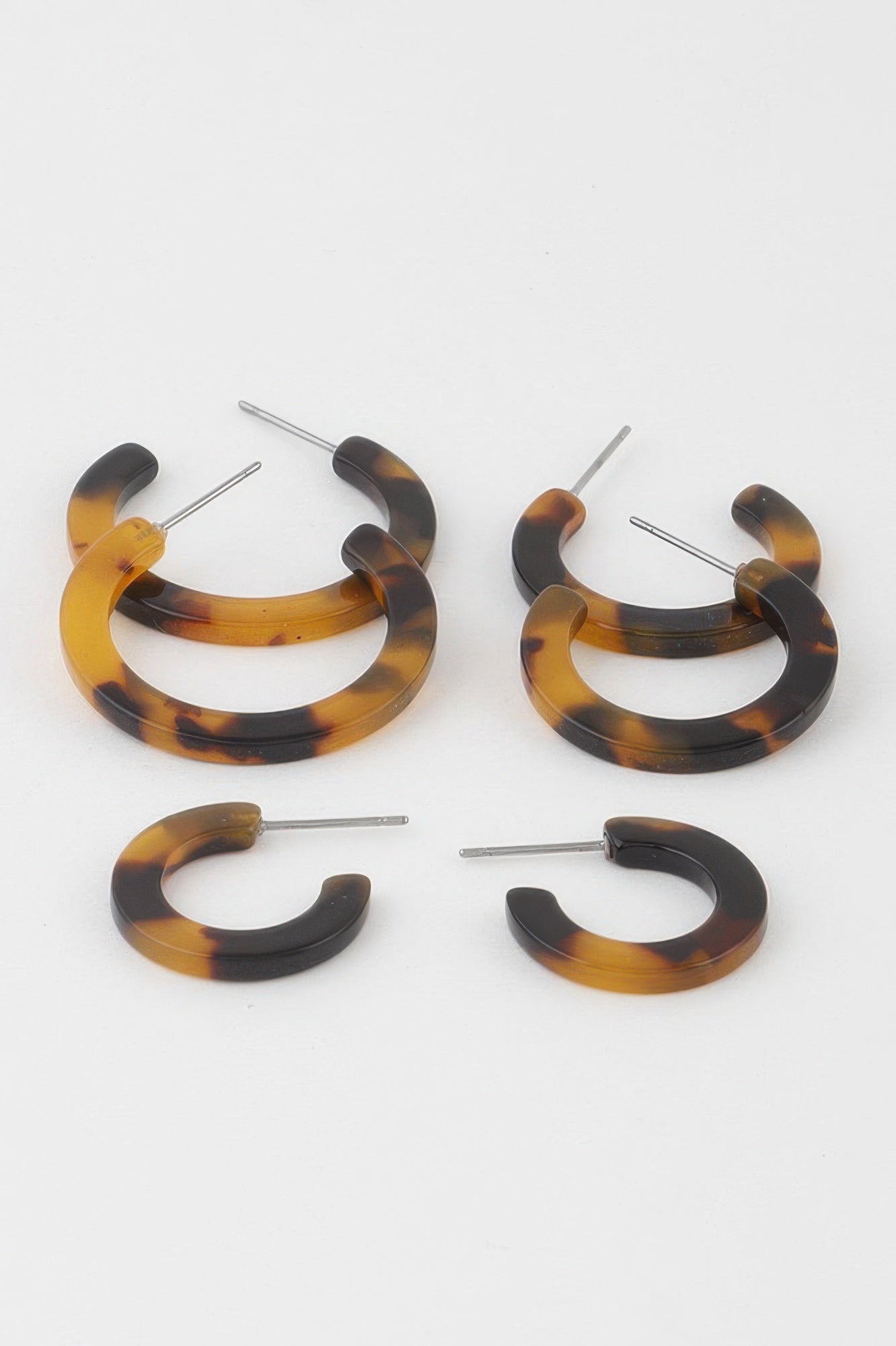Marble Hoop Earrings Set - Crowned Energy CO.