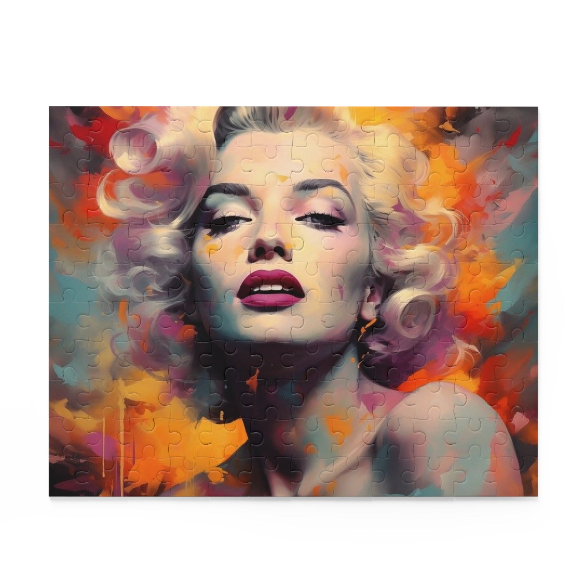 Crowned Energy CO. 10" × 8" (120 pcs) Printify Puzzle Marilyn Monroe Puzzle (120, 252, 500-Piece)