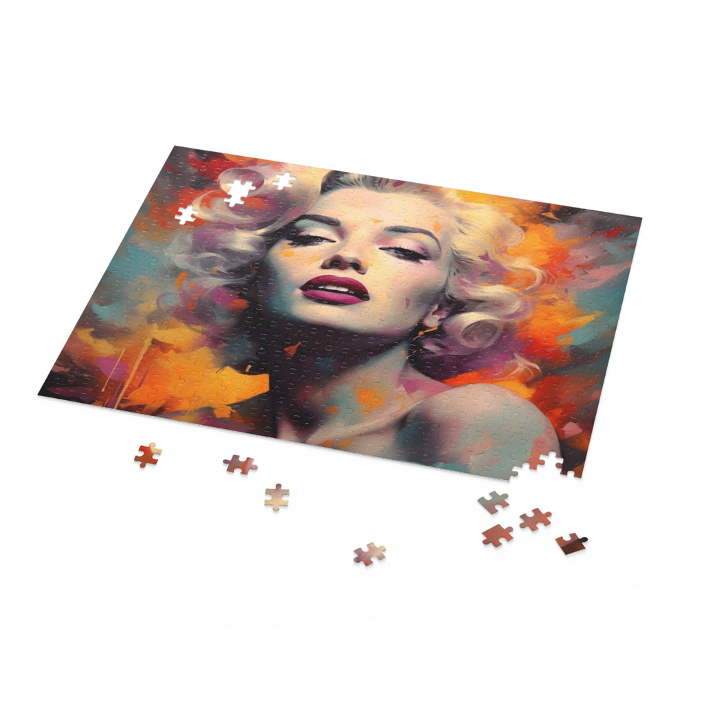 Crowned Energy CO. 10" × 8" (120 pcs) Printify Puzzle Marilyn Monroe Puzzle (120, 252, 500-Piece)