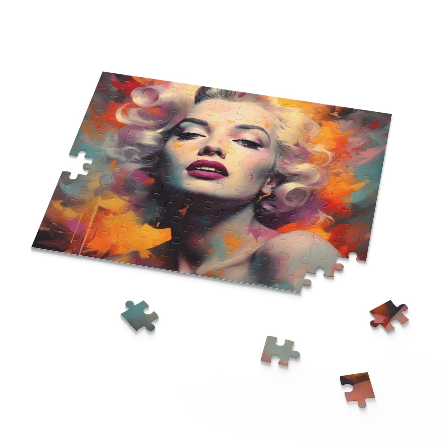 Crowned Energy CO. 10" × 8" (120 pcs) Printify Puzzle Marilyn Monroe Puzzle (120, 252, 500-Piece)