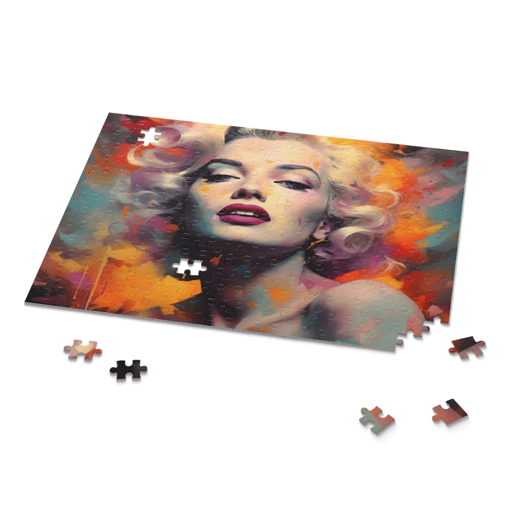 Crowned Energy CO. 10" × 8" (120 pcs) Printify Puzzle Marilyn Monroe Puzzle (120, 252, 500-Piece)