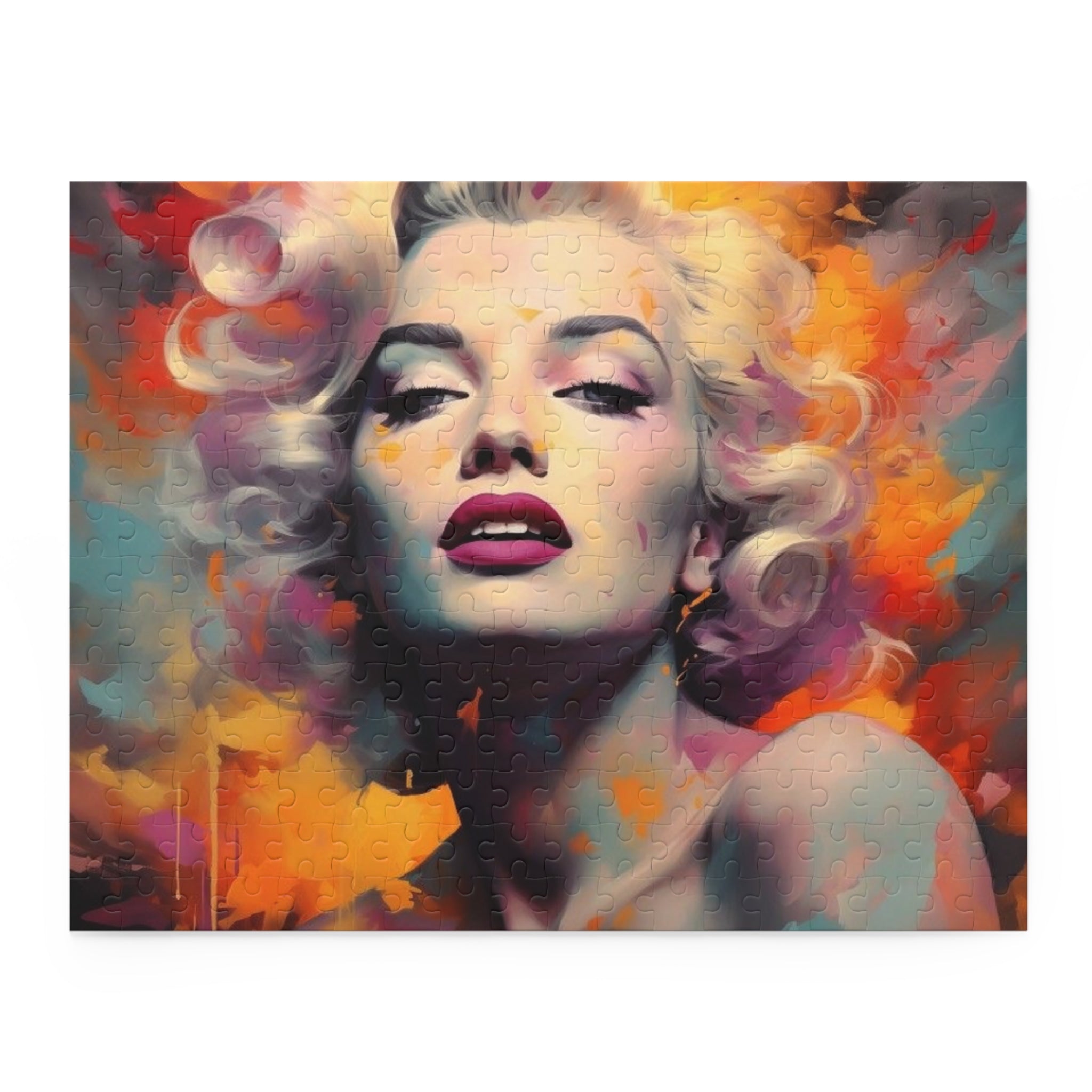 Crowned Energy CO. 14" × 11" (252 pcs) Printify Puzzle Marilyn Monroe Puzzle (120, 252, 500-Piece)