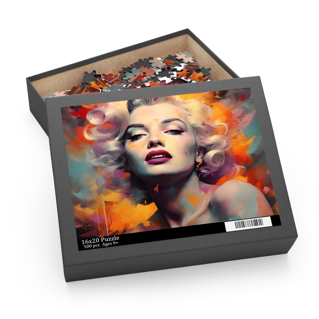 Crowned Energy CO. 10" × 8" (120 pcs) Printify Puzzle Marilyn Monroe Puzzle (120, 252, 500-Piece)