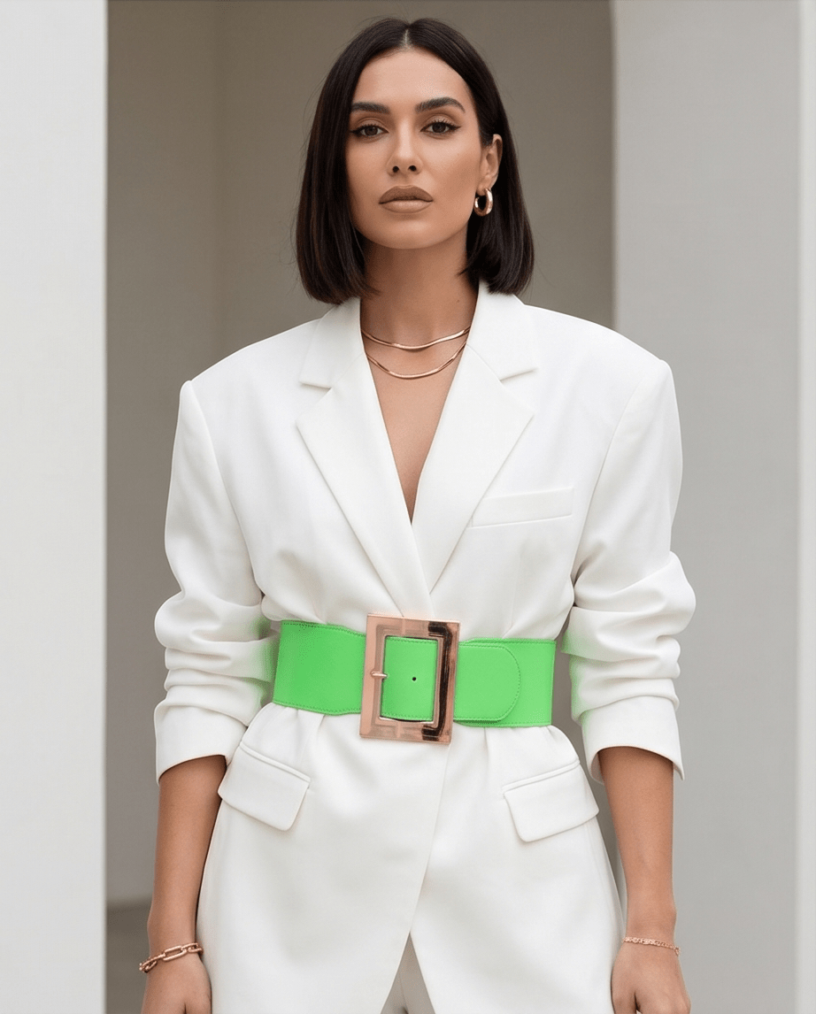 Material Buckle Belt - Crowned Energy CO.