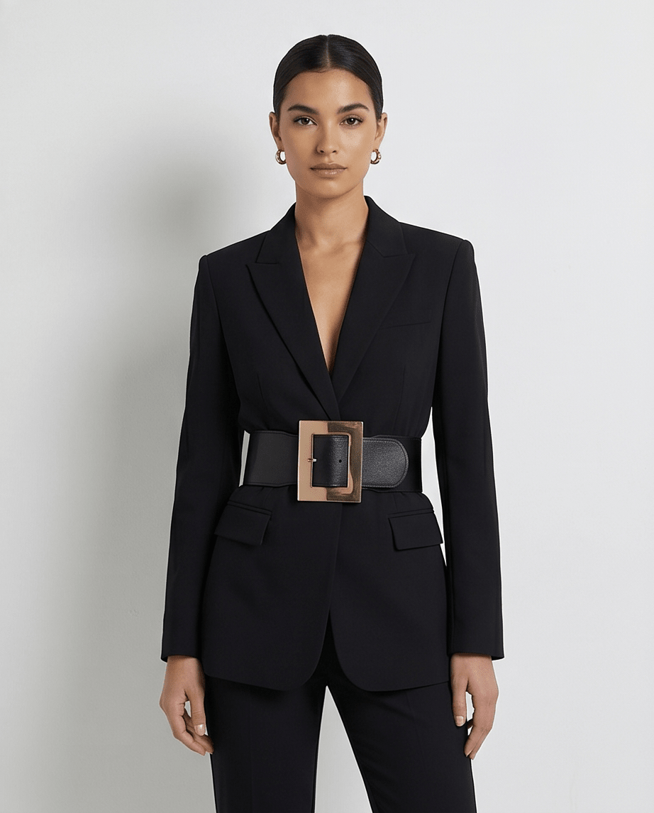 Material Buckle Belt - Crowned Energy CO.