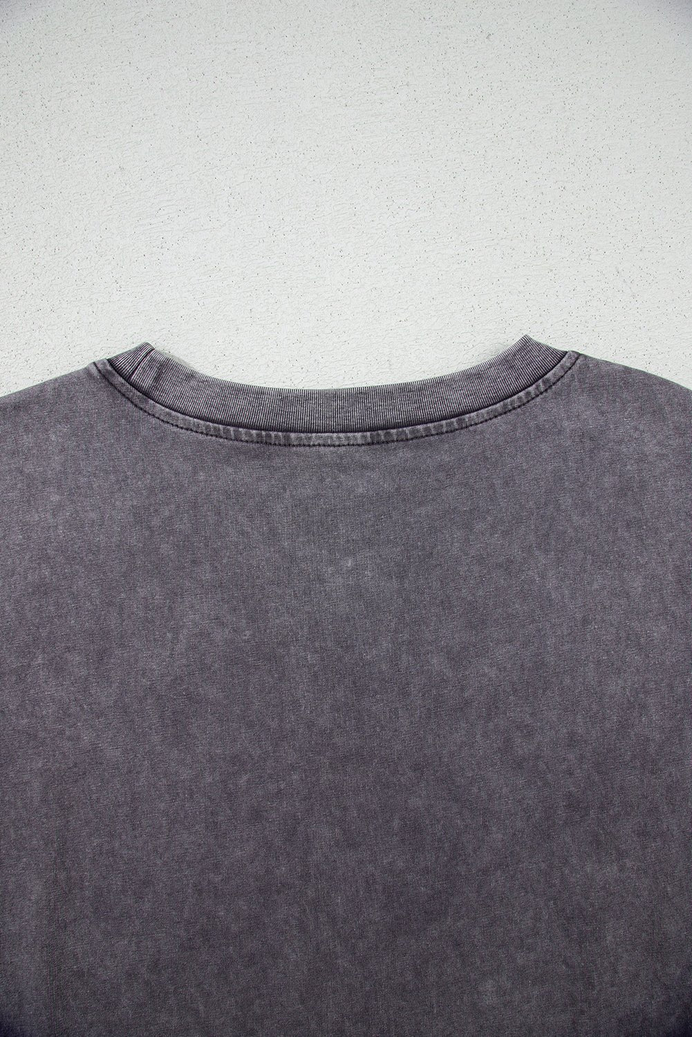 Medium Grey TEXAS Steer Head Graphic Mineral Wash Oversized T Shirt - Crowned Energy CO.