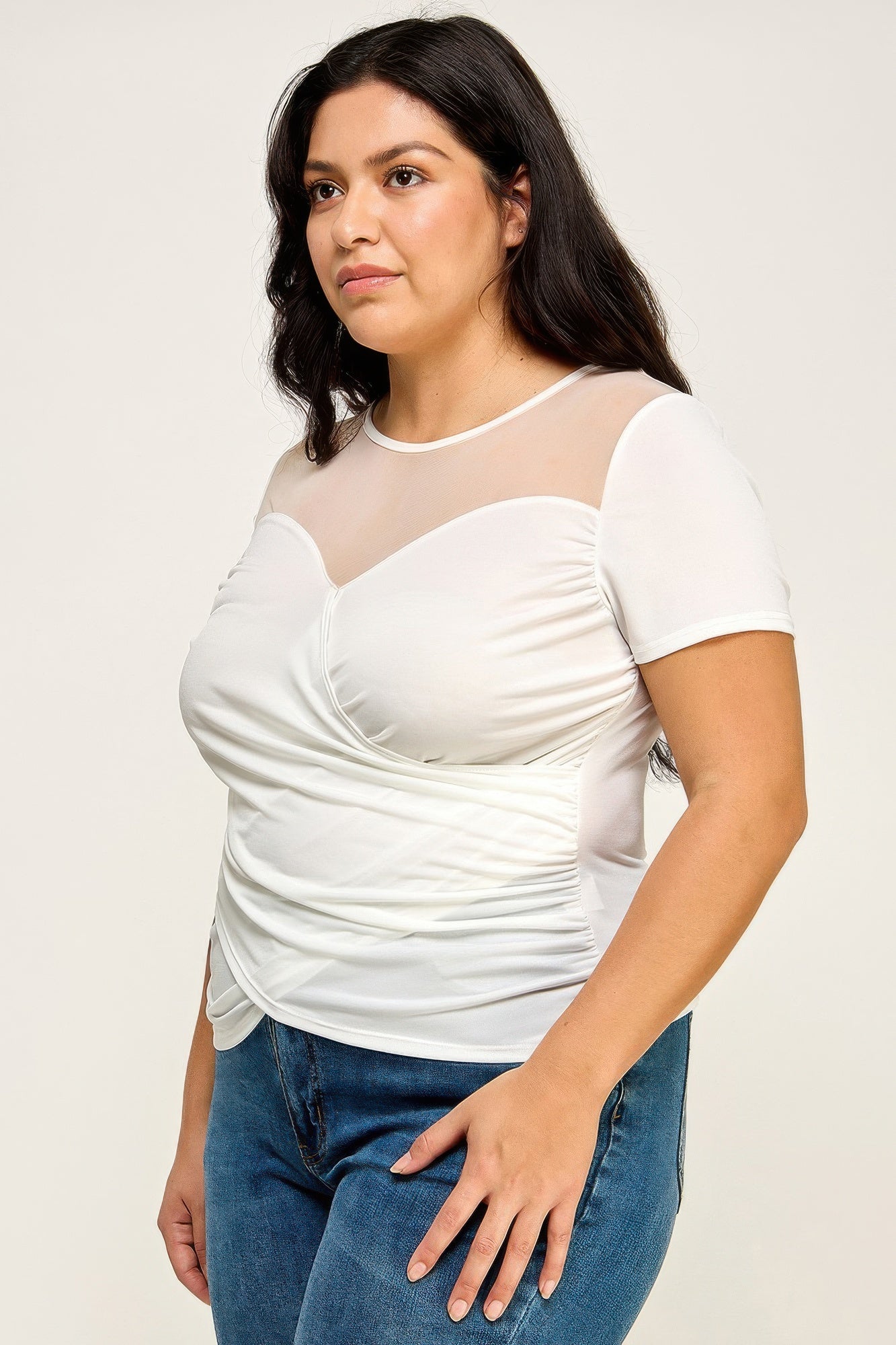 Mesh Wrap Top - Crowned Energy CO.