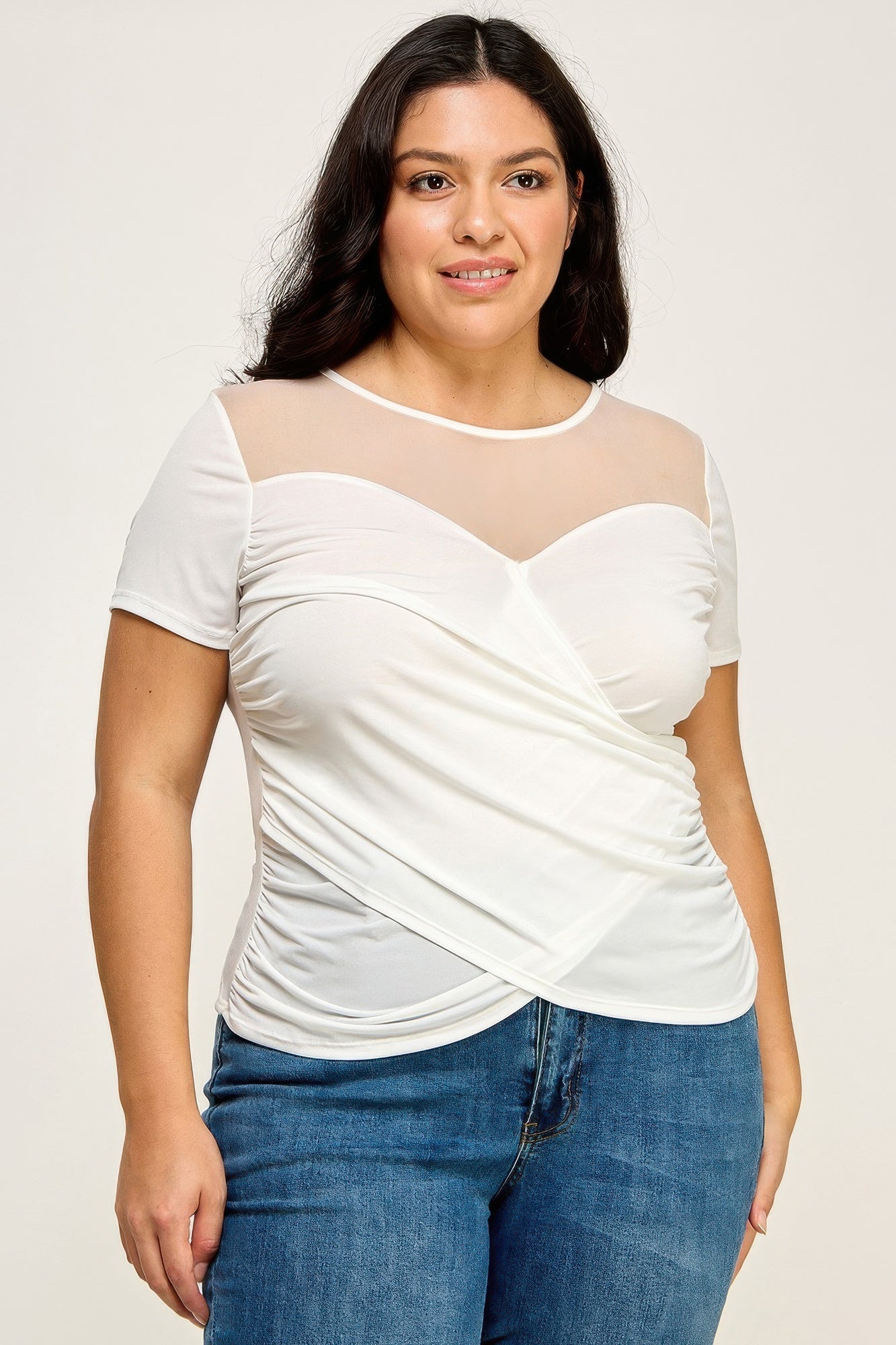 Mesh Wrap Top - Crowned Energy CO.