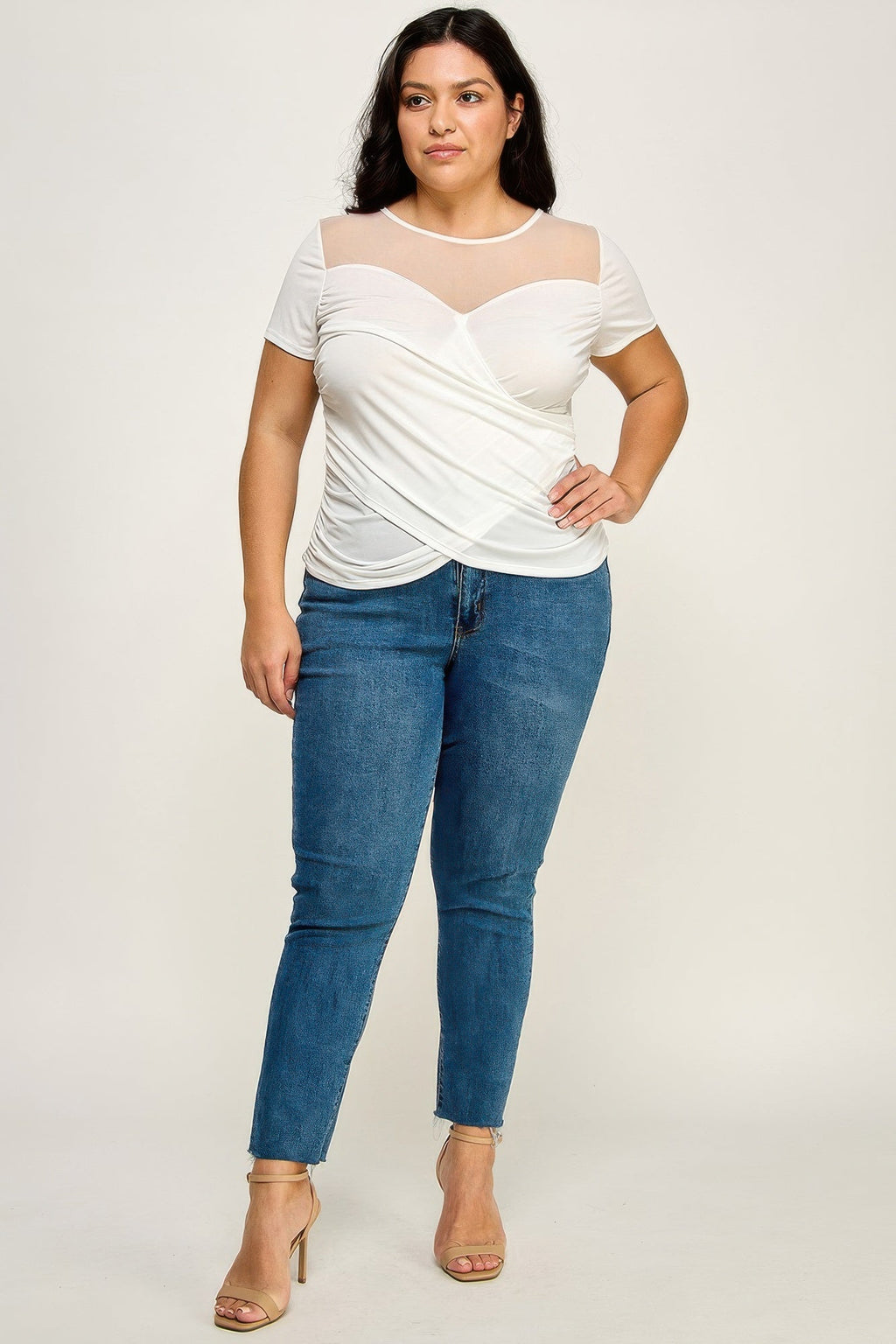 Mesh Wrap Top - Crowned Energy CO.