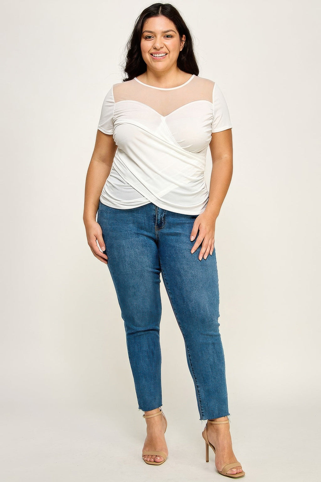 Mesh Wrap Top - Crowned Energy CO.