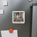 Crowned Energy CO. 6" × 6" / Die-Cut / 1 pc Printify Home Decor Messy Day Die-Cut Magnet – Funny Magnet for Moms, Cute Fridge Décor, Mother’s Day Gift, Home Organization, Kids Room Accessory, 6" x 6"