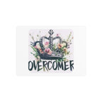 Crowned Energy CO. 7" x 5" (Horizontal) / 0.12'' Printify Home Decor Inspirational Overcomer Crown Metal Wall Art for Home & Office Decor