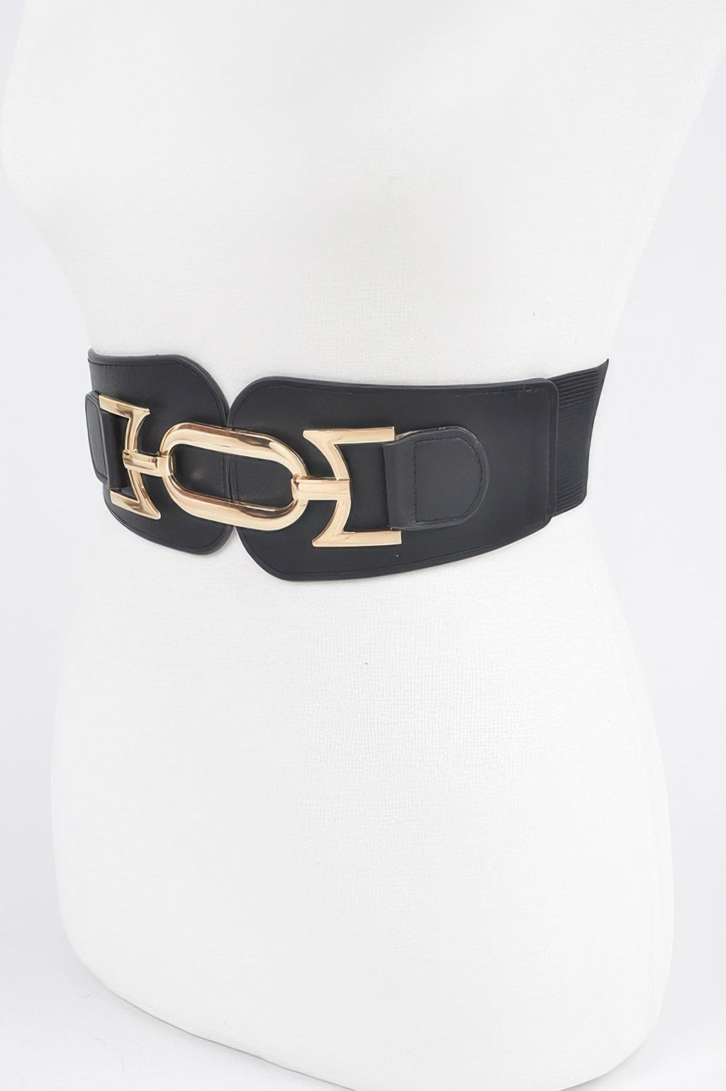 Metal Buckle Elastic Belt - Crowned Energy CO.