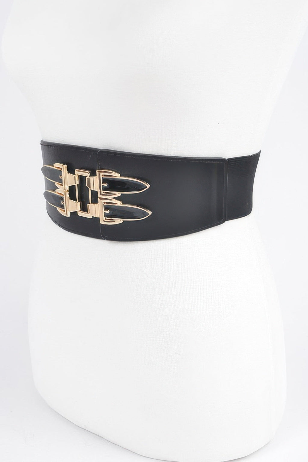 Metal Buckle Elastic Belt - Crowned Energy CO.