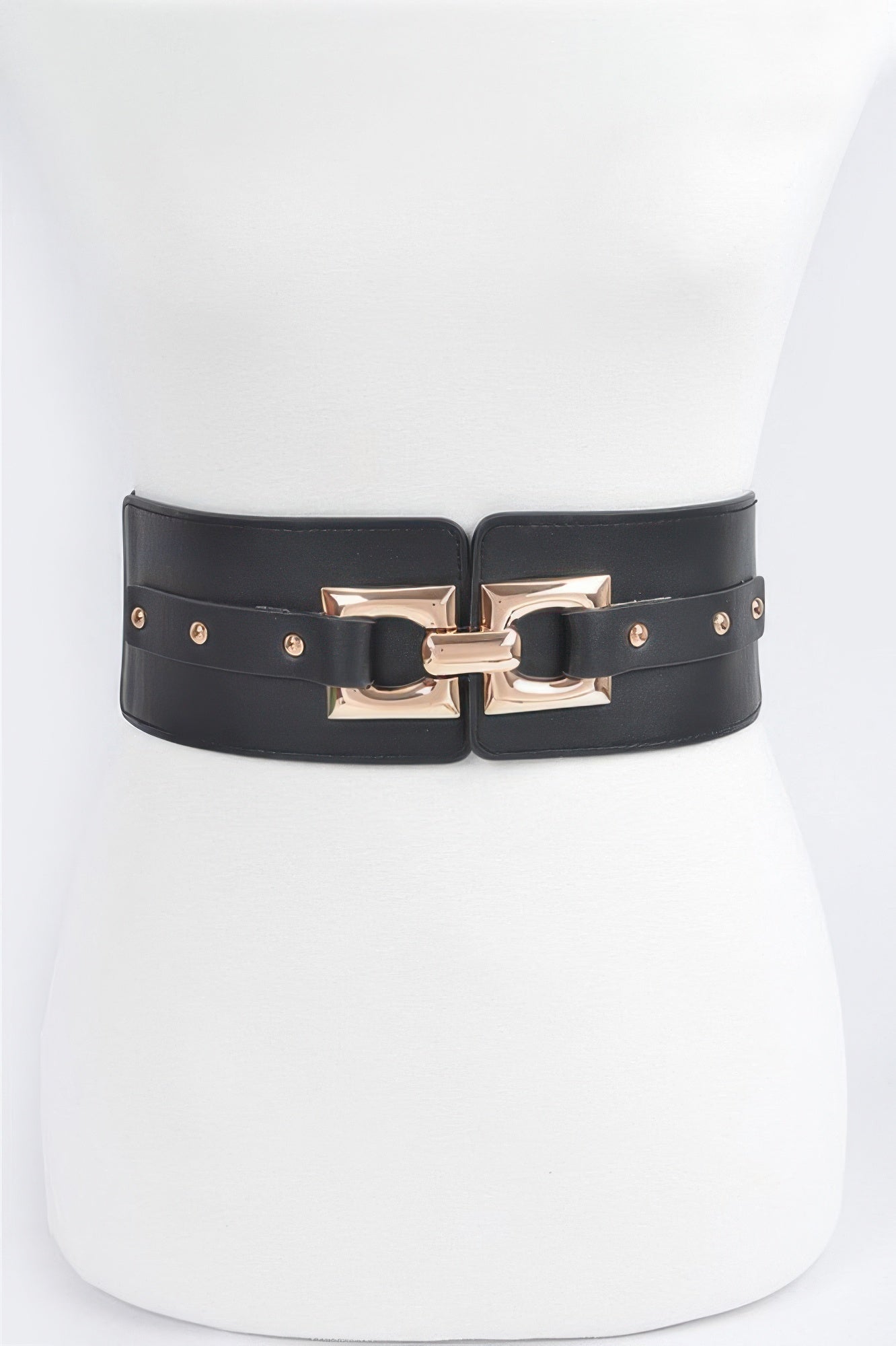 Metal Buckle Elastic Belt - Crowned Energy CO.