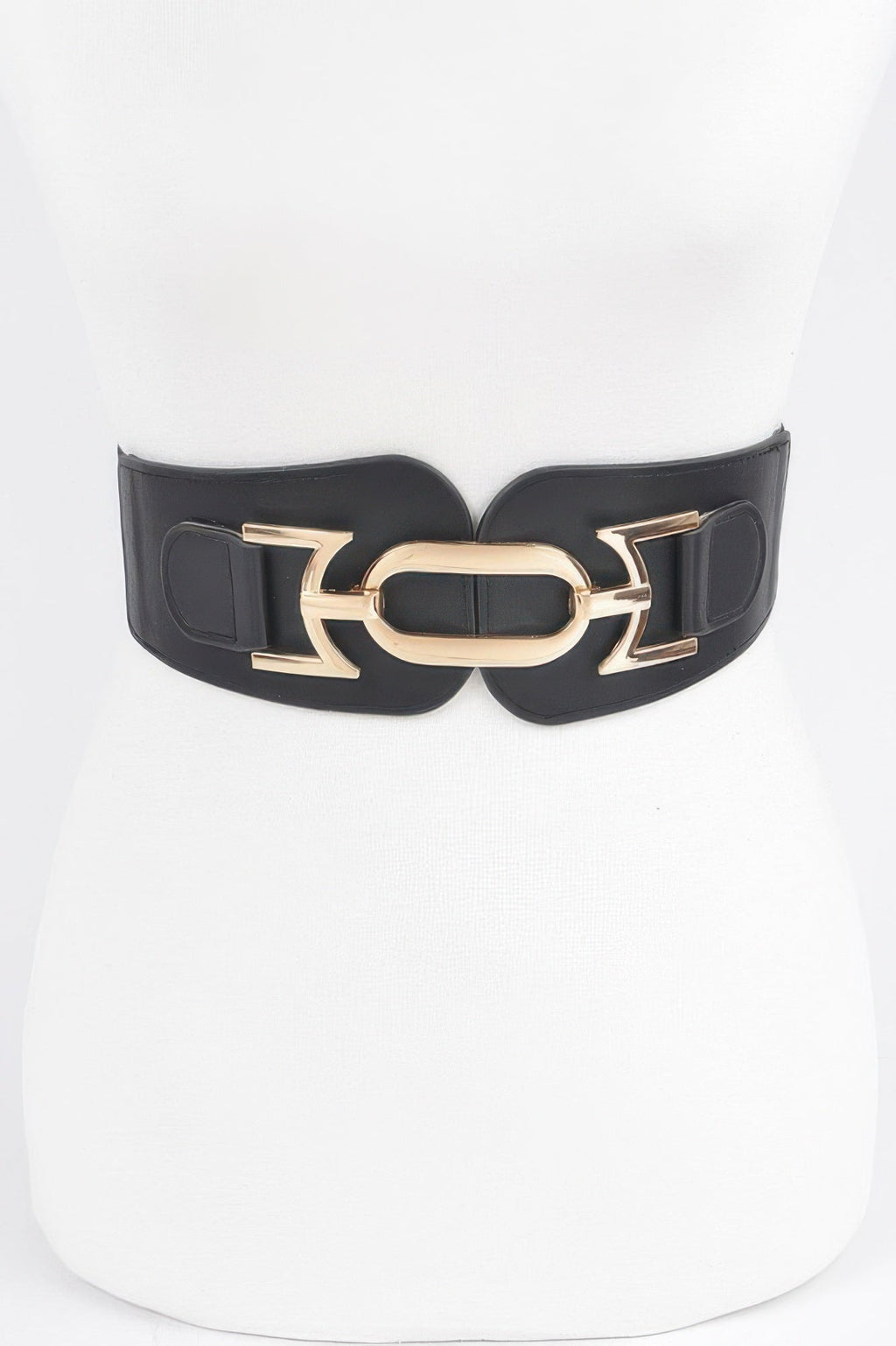 Metal Buckle Elastic Belt - Crowned Energy CO.