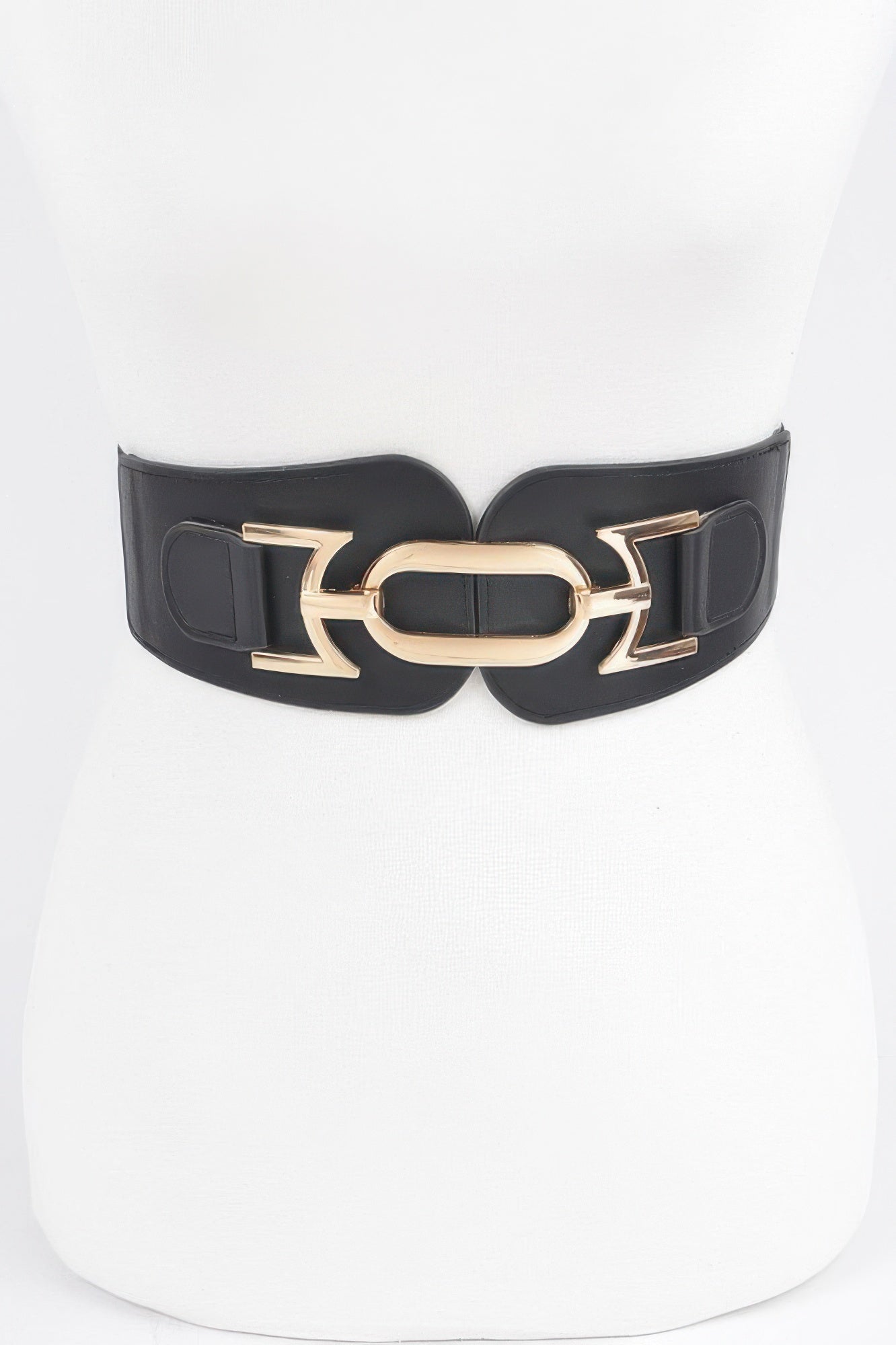 Metal Buckle Elastic Belt - Crowned Energy CO.