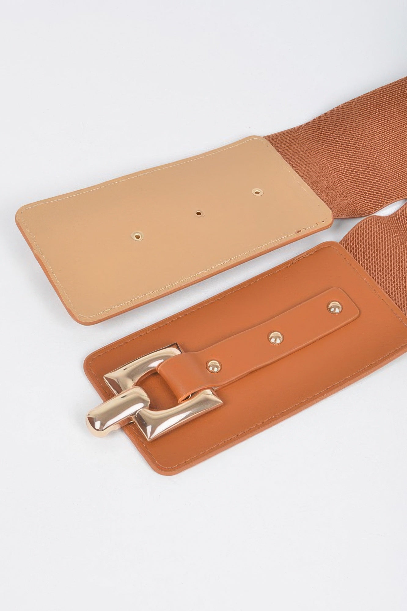 Metal Buckle Elastic Belt - Crowned Energy CO.