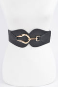 Metal Buckle Elastic Belt - Crowned Energy CO.