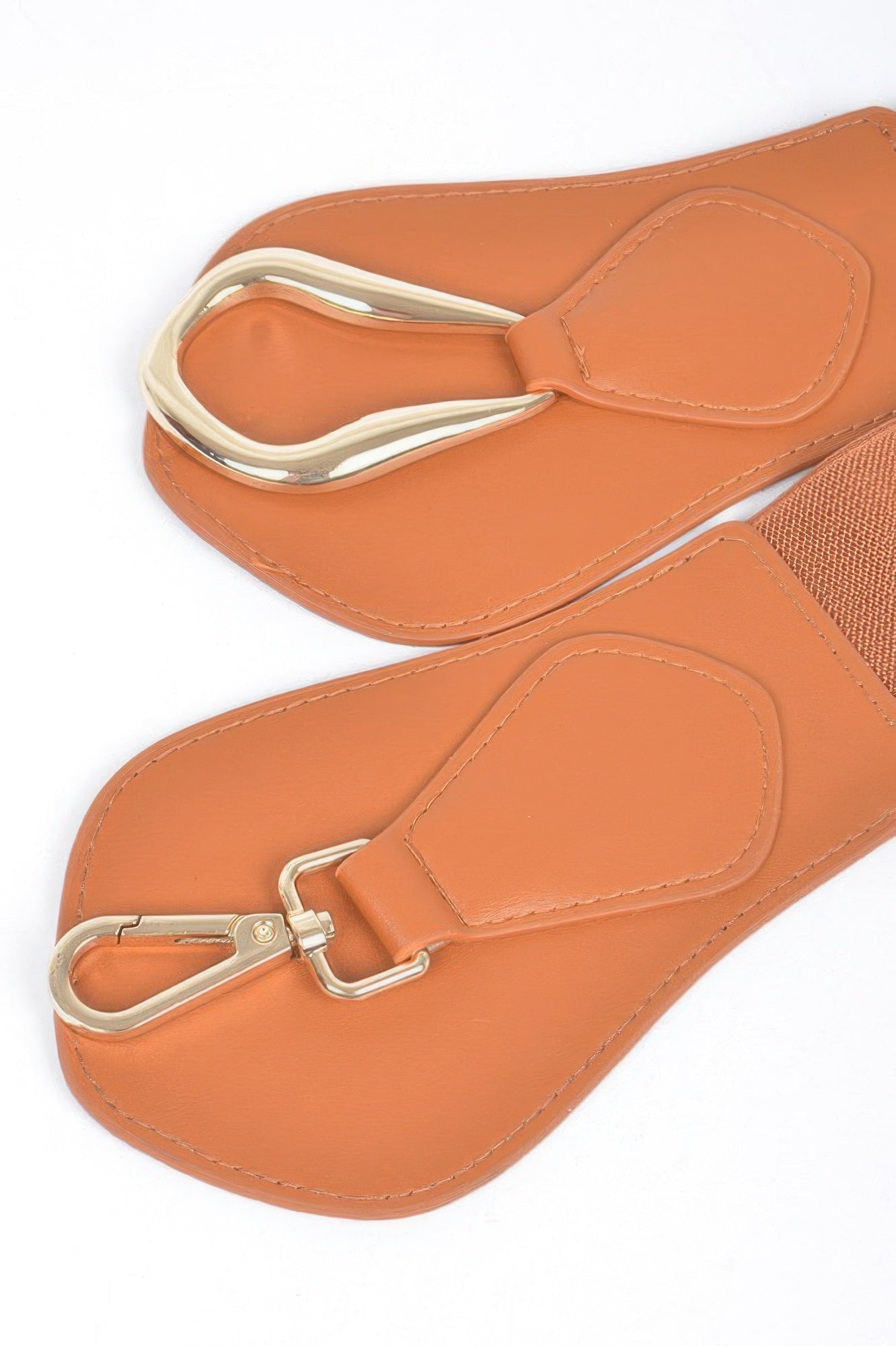 Metal Buckle Elastic Belt - Crowned Energy CO.