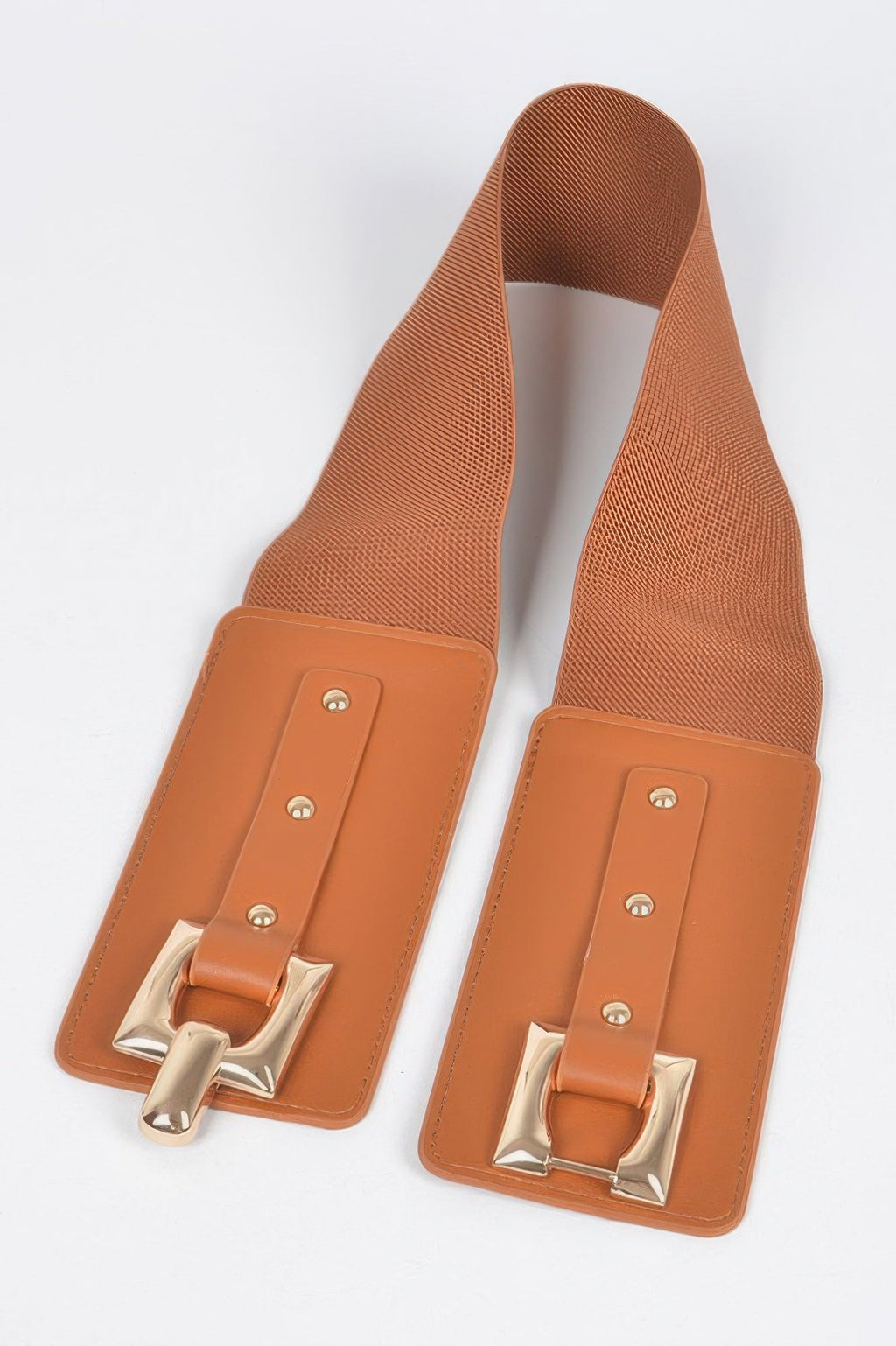 Metal Buckle Elastic Belt - Crowned Energy CO.