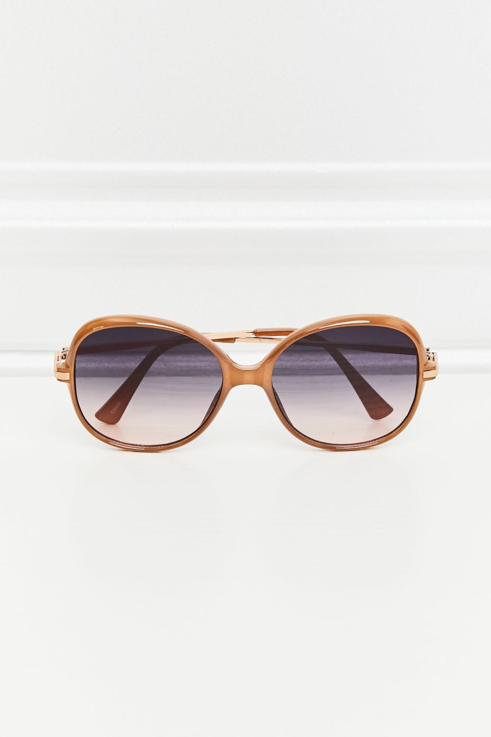Metal - Plastic Hybrid Full Rim Sunglasses - Crowned Energy CO.