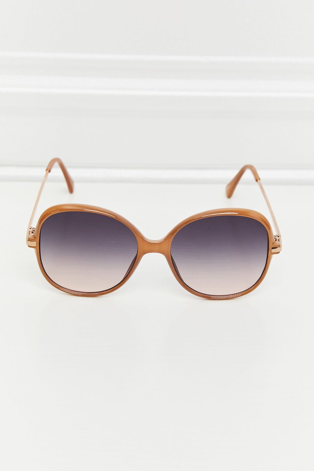 Metal - Plastic Hybrid Full Rim Sunglasses - Crowned Energy CO.