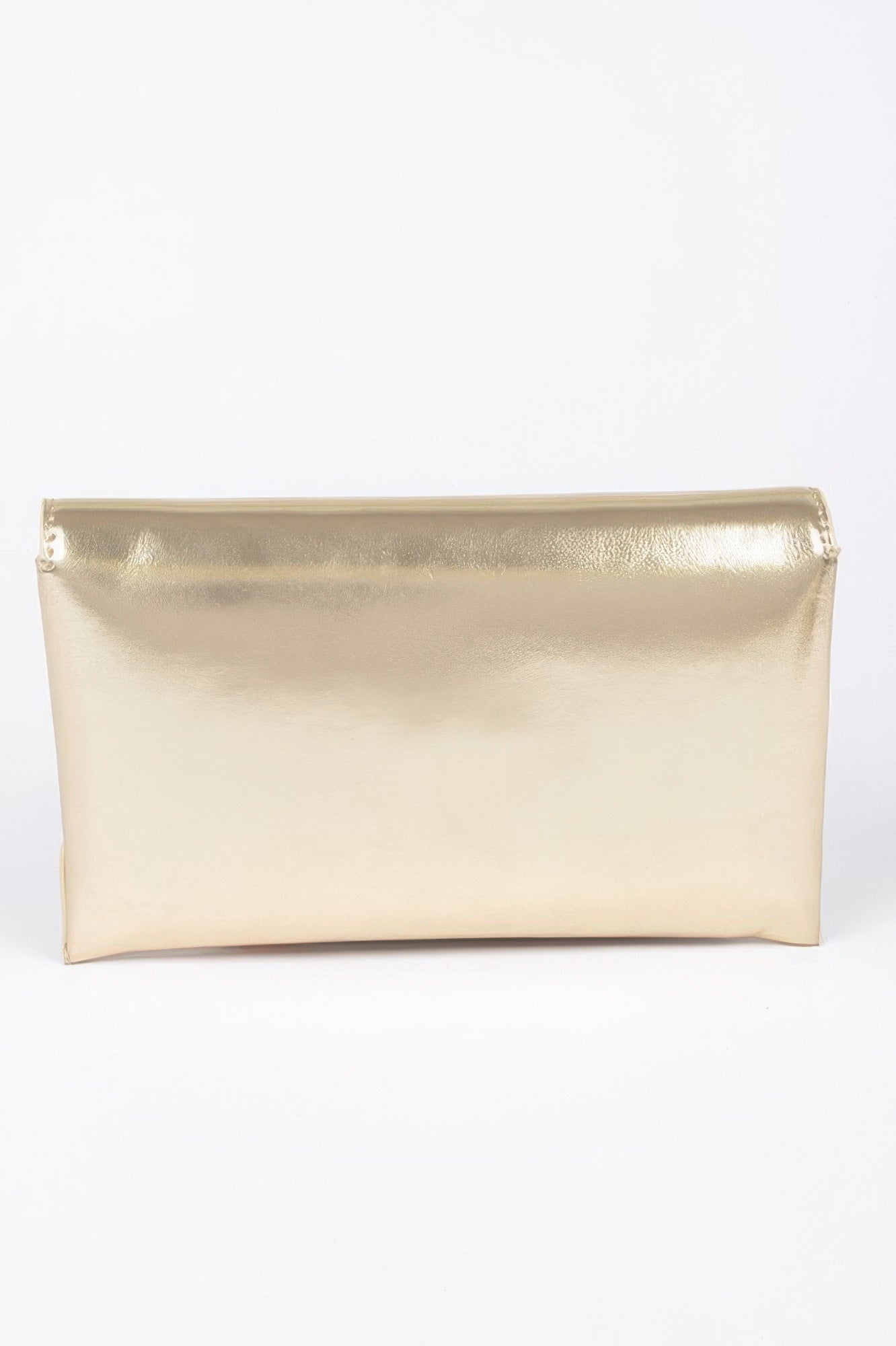 Crowned Energy CO. Black HD ACCESSORIES Clutch Metallic Small Envelope Clutch