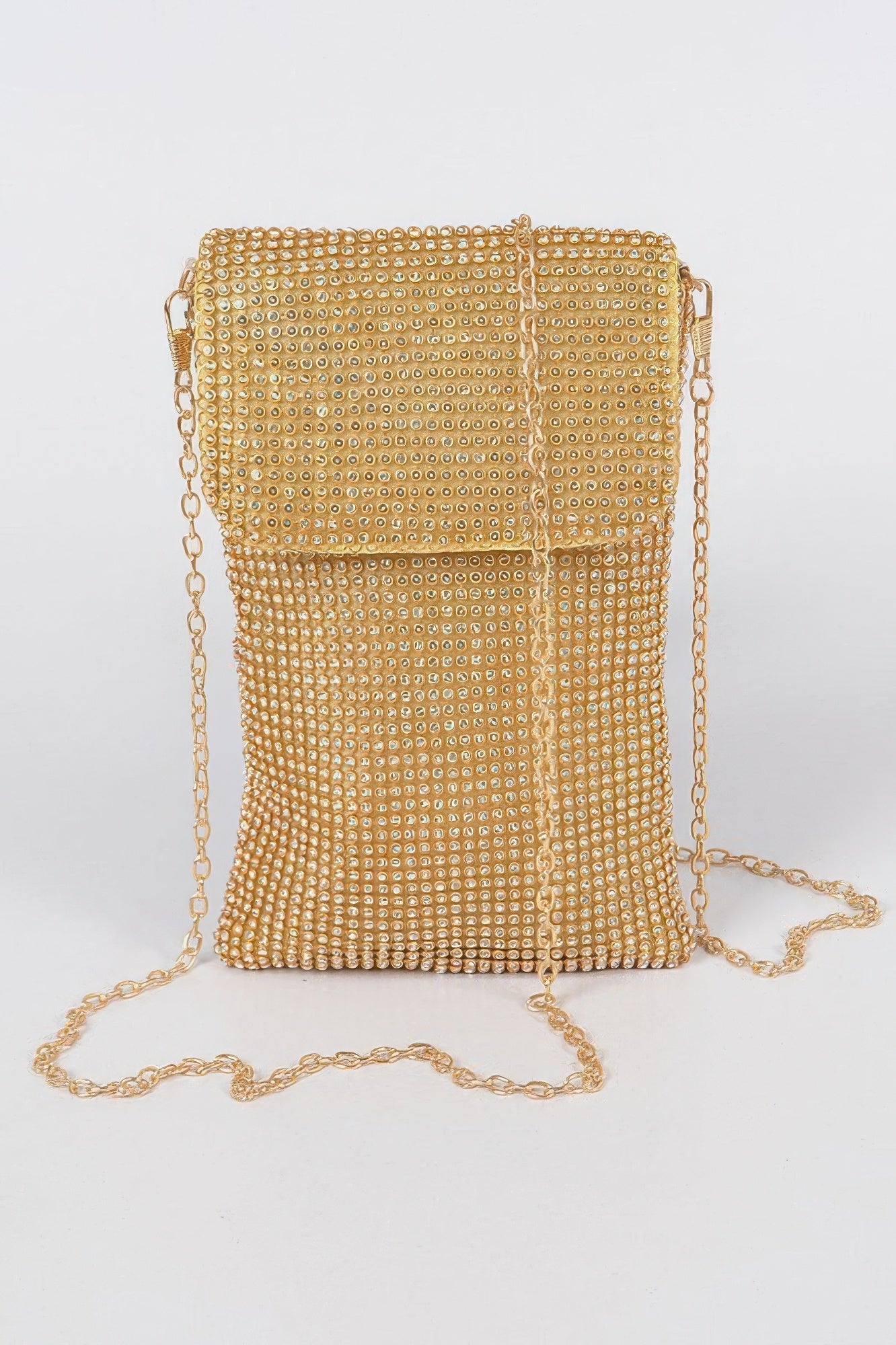 Mini Rhinestone Mini Rectangular Clutch - Crowned Energy CO.
