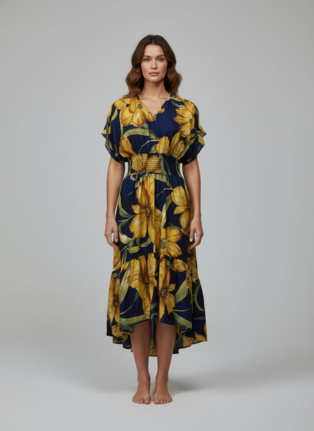Mlle Gabrielle Floral Dress - Crowned Energy CO.