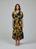 Mlle Gabrielle Floral Dress - Crowned Energy CO.