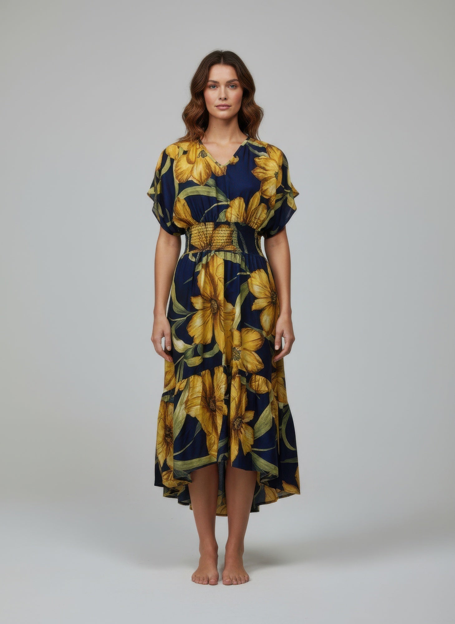 Mlle Gabrielle Floral Dress - Crowned Energy CO.