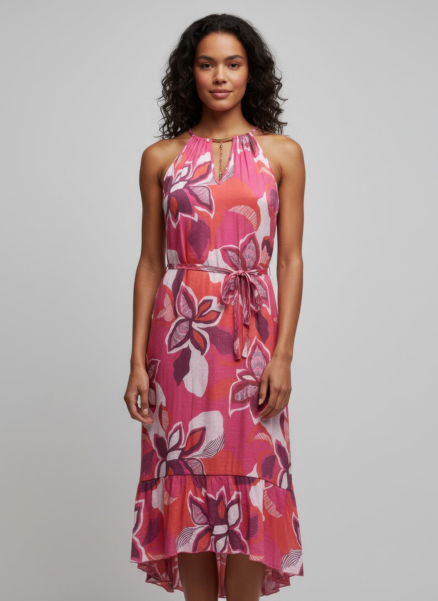Mlle Gabrielle Floral Dress - Crowned Energy CO.