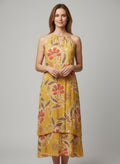 Mlle Gabrielle Floral Sleeveless Dress - Crowned Energy CO.