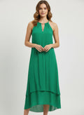 Mlle Gabrielle Solid Sleeveless Dress - Crowned Energy CO.