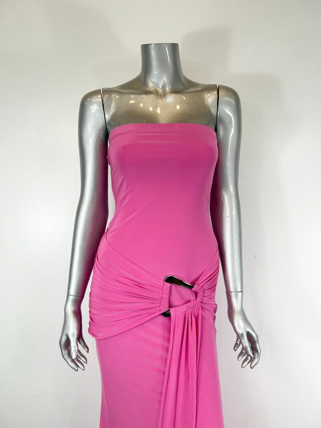 Modern Take On Draped Grecian Styles Maxi Dress - Crowned Energy CO.