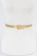Monotone Plus Size Chain Belt - Crowned Energy CO.