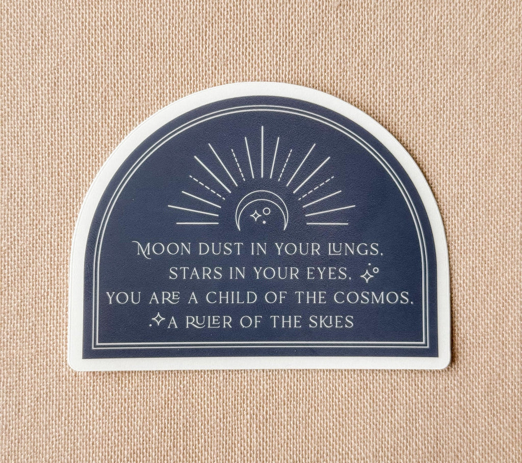 Moon Dust Sticker - Crowned Energy CO.