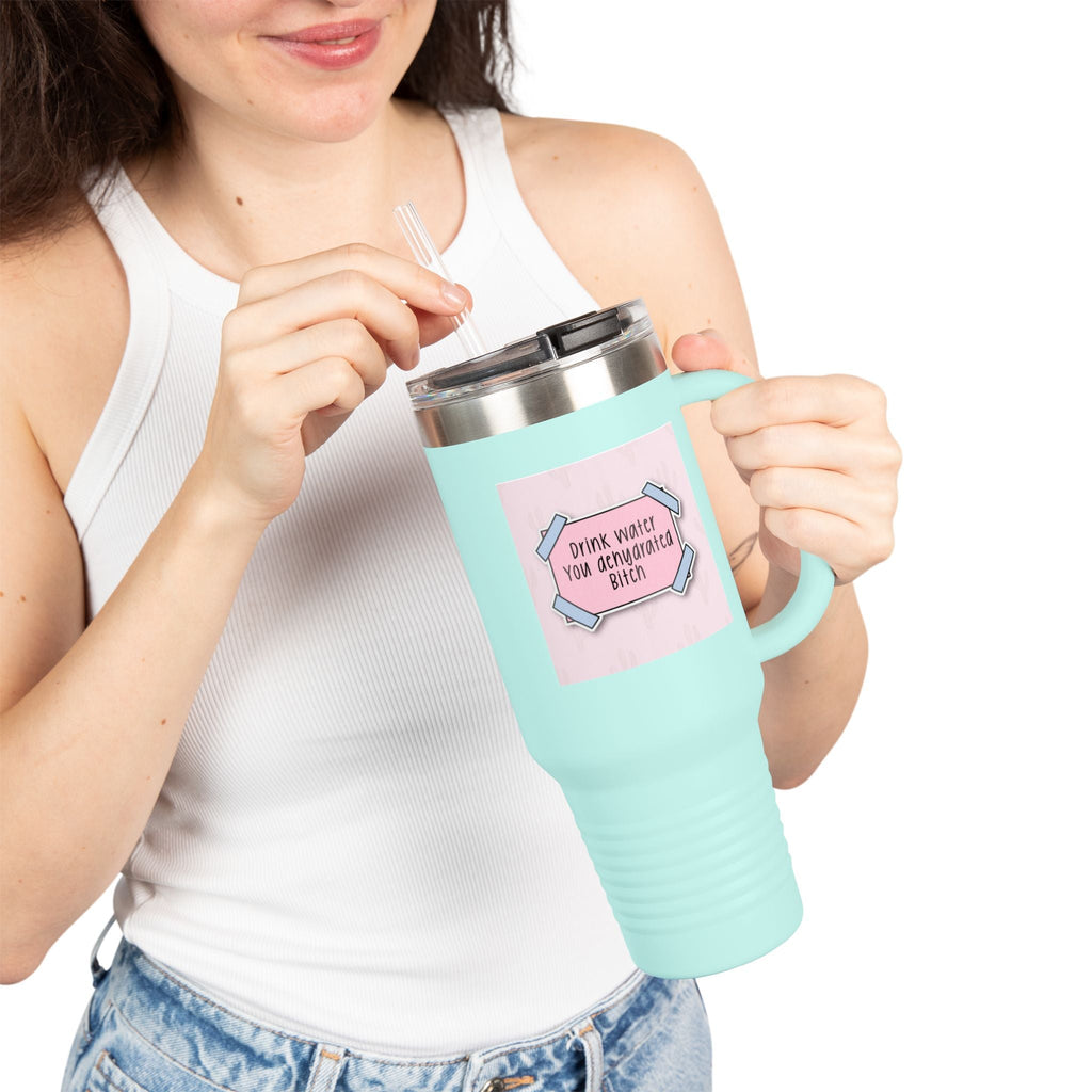Crowned Energy CO. 40oz / Teal Printify Mug Motivational 40oz Travel Mug – Great for Gifts & On-the-Go
