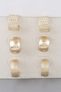 Multi Bulky Hoop Earrings Set - Crowned Energy CO.