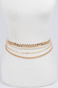 Multi Layered Chain Belt - Crowned Energy CO.