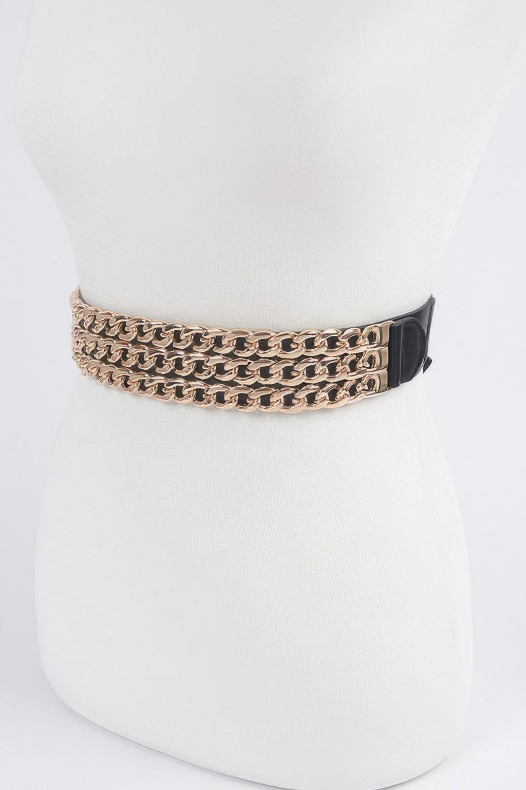 Multi Layered Chain Plus Size Elastic Belt - Crowned Energy CO.