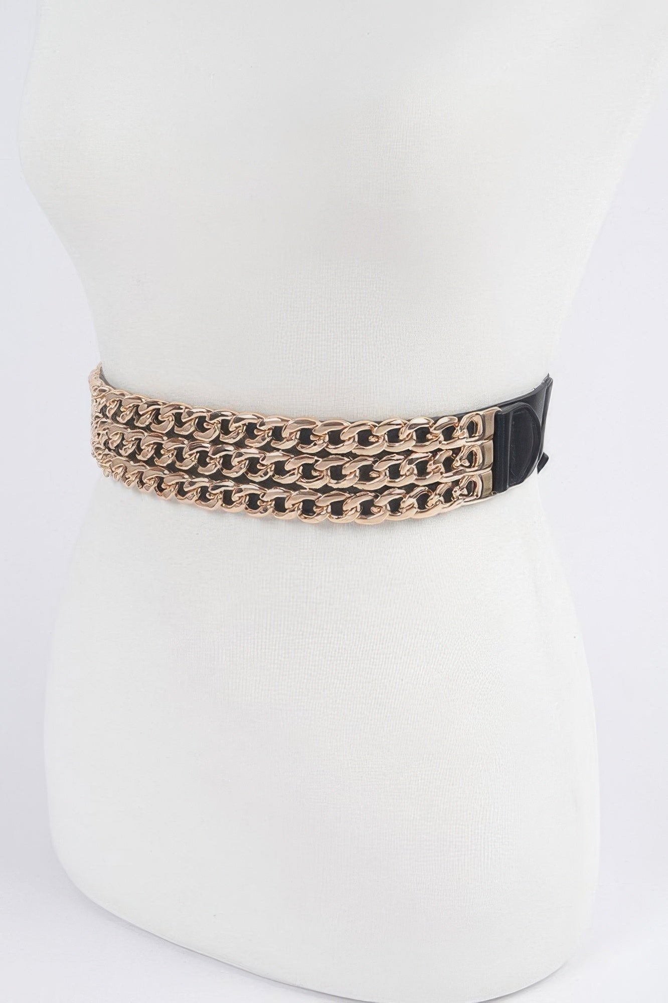 Multi Layered Chain Plus Size Elastic Belt - Crowned Energy CO.