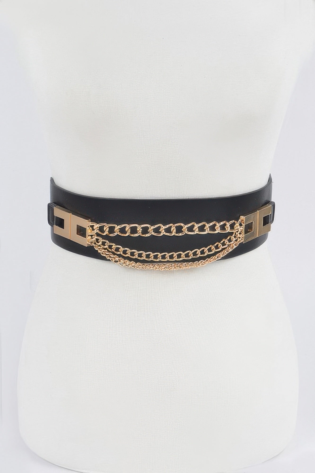 Multi Layered Chain Plus Size Elastic Belt - Crowned Energy CO.