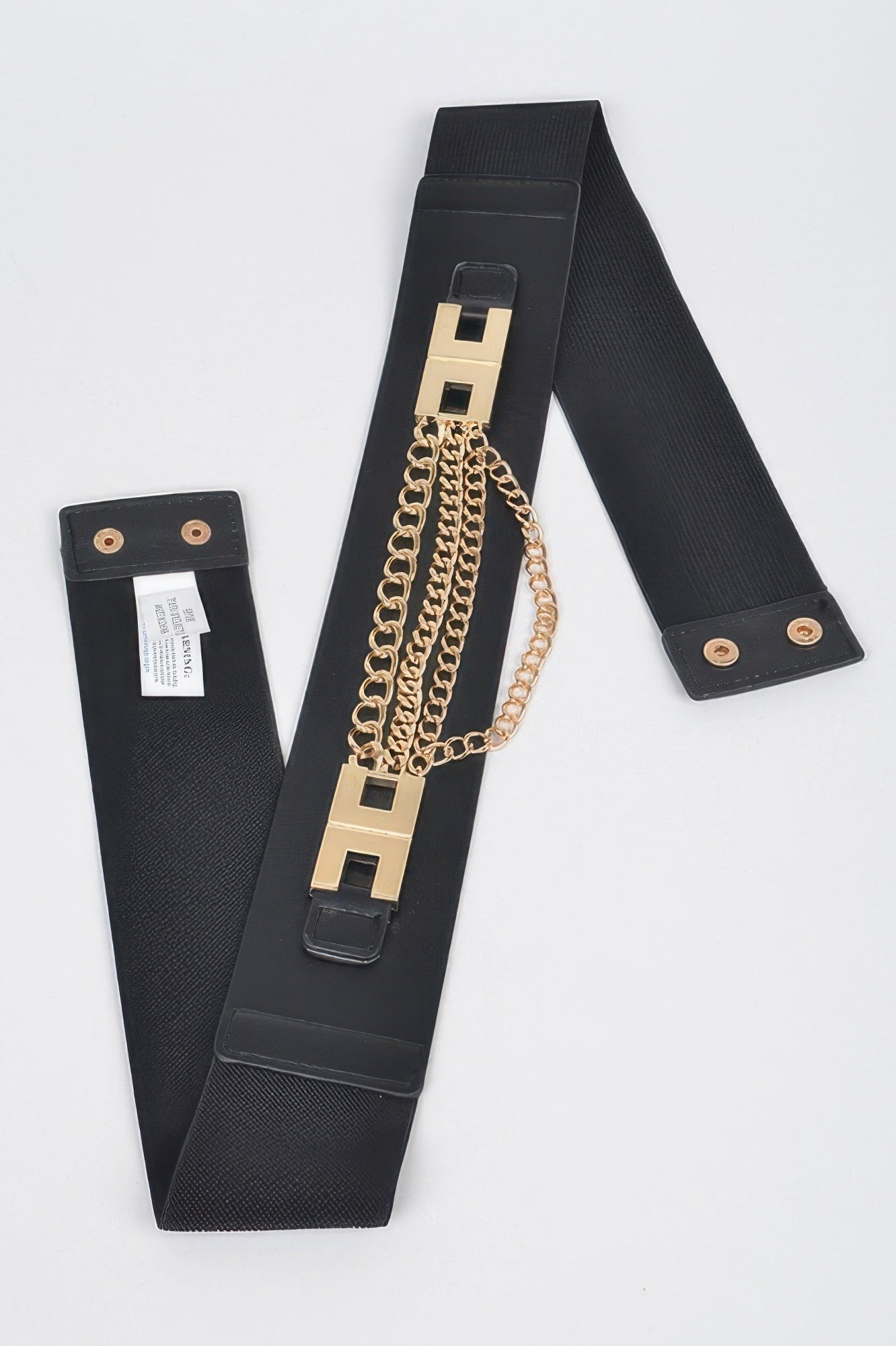 Multi Layered Chain Plus Size Elastic Belt - Crowned Energy CO.
